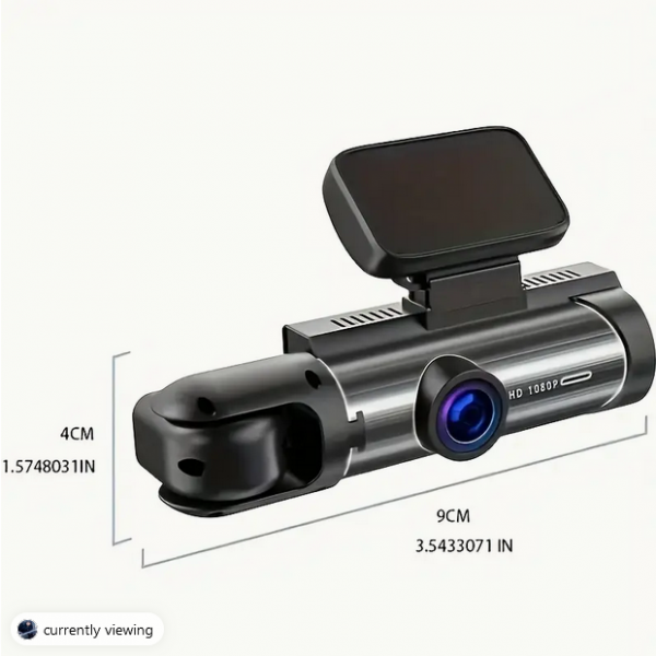 Dash Cam 3.16 Inch Black Box Car Night Vision DVR Vehicle Mirror Video Camera Recorder Dash Cam Front Built-in Camera Sensor HD Night Vision Car DVR